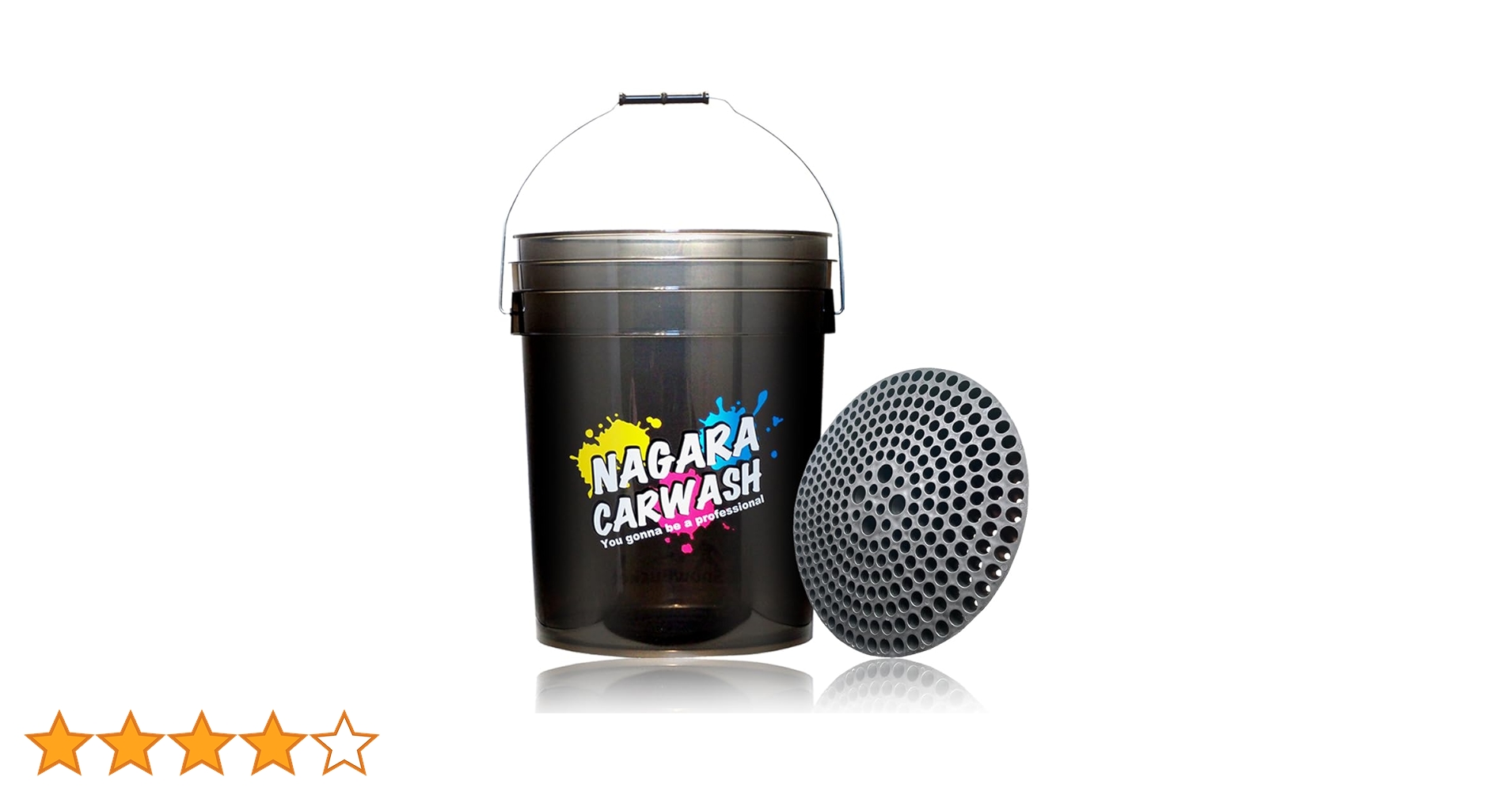 Amazon | 【ながら洗車】バケツ + グリッドガード セット 「形から Amazon | 【ながら洗車】バケツ + グリッドガード セット 「形から